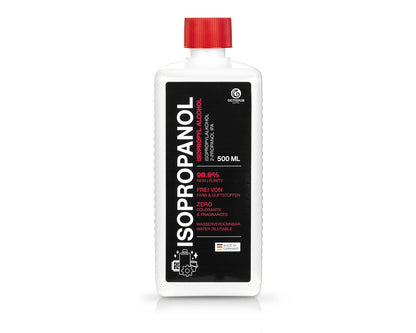 Isopropanolo 99,9% 500ml di alcool più pulito - alcool isopropilico 2-propanolo IPA, il detergente a tutto tondo per lo sgrassaggio