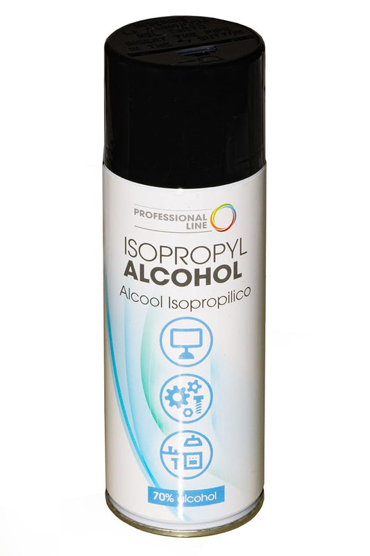 Link SP35 Spray Alcool Isopropilico 400 ml – Detergente e Sgrassante ad Evaporazione Rapida, Senza Residui – Ideale per Elettronica, Stampanti, Tastiere, Vetri, Metalli e Circuiti